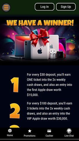 Juicy Vegas Casino Mobile Cash Draw