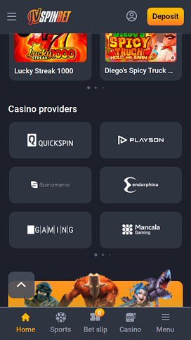 JVSPINBET Casino Mobile Game Developers