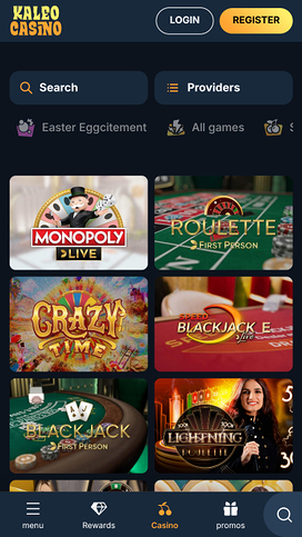 Casino Kaleo con crupier en vivo