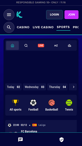 Karamba Casino Sports Mobile