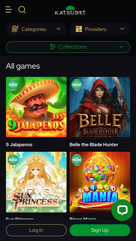 Katsubet Casino Games Mobile
