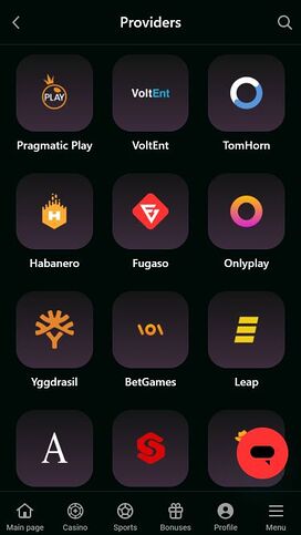Desarrolladores de juegos móviles de Kheli Bet Casino