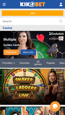 Kikobet Casino Live Dealer Mobile