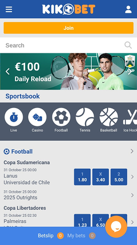 Kikobet Casino Sports Mobile