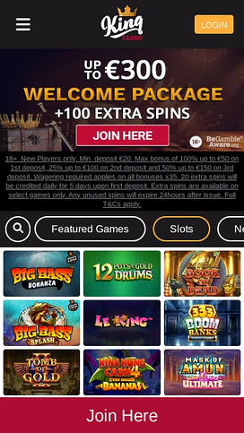 King Casino Games Mobile