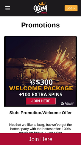 King Casino Promotions Mobile