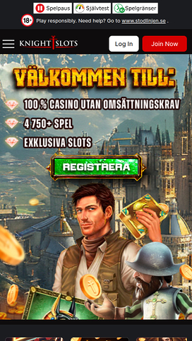 Knightslots Mobile Homepage