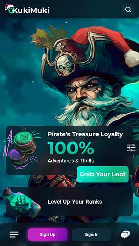 KukiMuki Casino Homepage