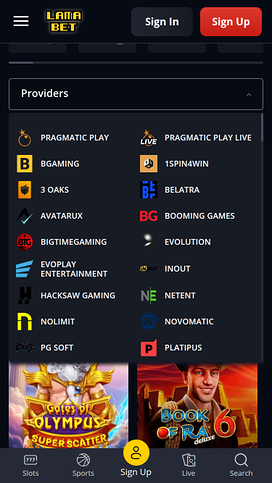 Lamabet Casino Mobile Game Developers