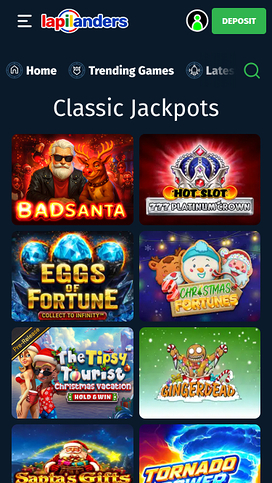 Lapilanders Casino Mobile Jackpot