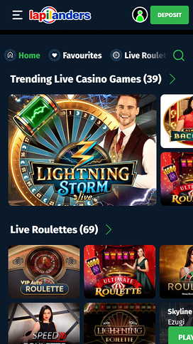 Lapilanders Casino Mobile Live Dealer