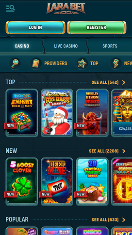 Larabet Casino Mobile Games