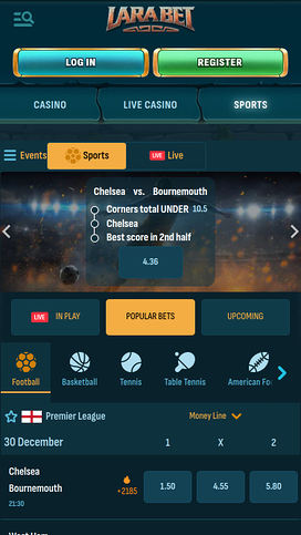Larabet Casino Mobile Sports