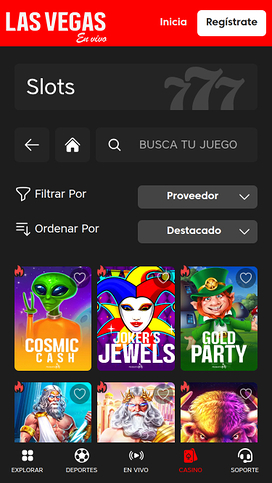 Las Vegas En Vivo Casino Mobile Games