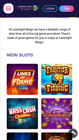 Lazerlight Bingo Casino Mobile Games