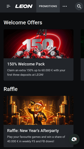 Leon Casino Mobile Promotions