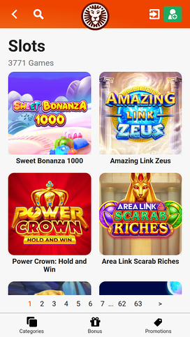 LeoVegas Casino Mobile Games