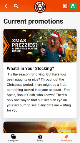 LeoVegas Casino Mobile Promotions