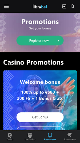 Librabet Casino Mobile Promotions