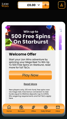 Lion Wins Casino Mobile Promotions