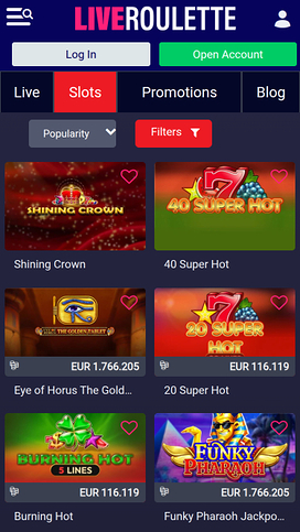Live Roulette Casino Mobile Jackpot