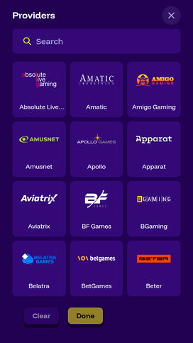 LiveWinz Casino Game Developers