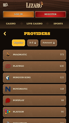 Lizaro Casino Game Developers