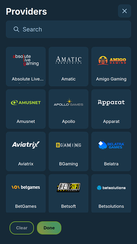 Lolo Casino Game Developers