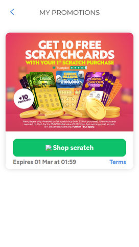 Lottomart Casino Mobile Promotions