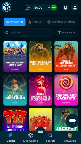 Luckiest Mobile Jackpot