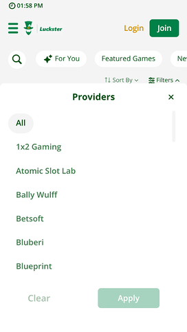 Luckster Casino Mobile Game Developers