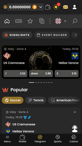 Lucky Block Casino Mobile Sports