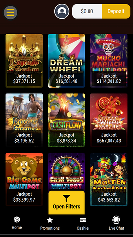 Lucky Creek Casino Mobile Jackpot 