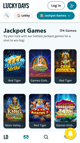  Lucky Days Casino Mobile Jackpot