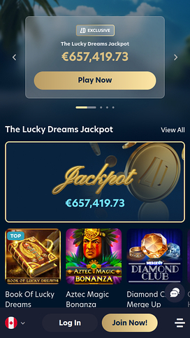 Lucky Dreams Casino Mobile Jackpot