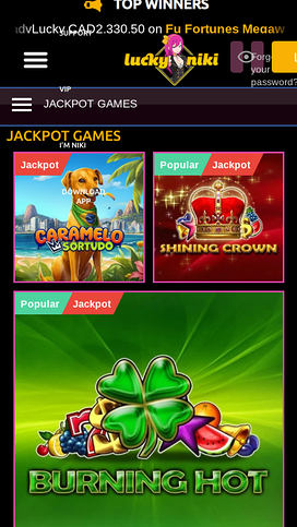 Lucky Niki Casino Mobile Jackpot
