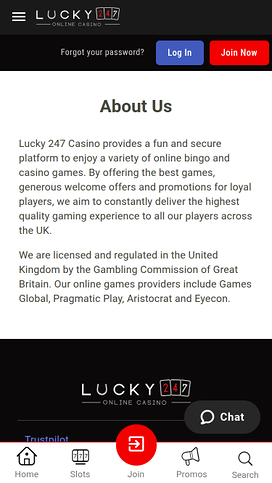 Lucky247 Casino Mobile Game Developers