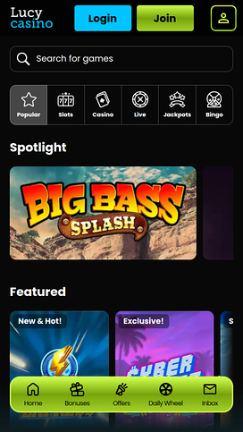 Lucy Casino Mobile Games