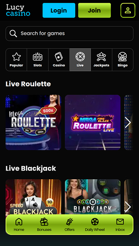 Lucy Casino Mobile Live Dealer