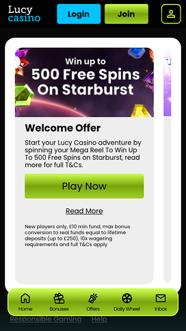 Lucy Casino Mobile Promotions