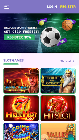 Lucys Casino Mobile Homepage