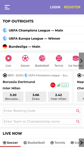 Lucys Casino Mobile Sports