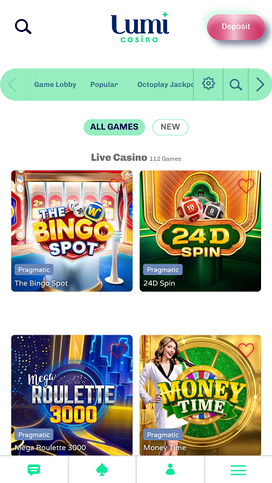 Lumi Casino Mobile Live Dealer