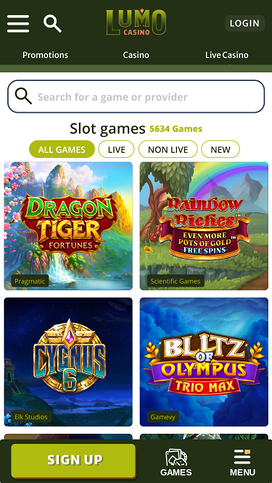 Lumo Casino Games