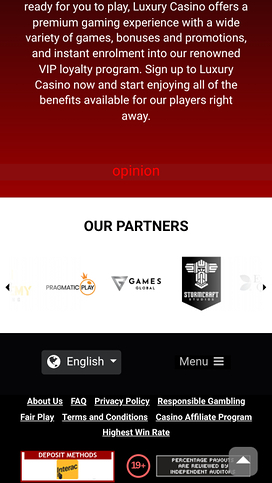 Luxury Casino Mobile Game Developers