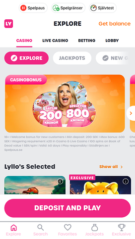 Lyllo Casino Mobilspel
