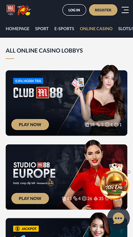 M88 Casino Mobile Live Dealer