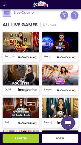 Madnix Casino Mobile Live Dealer