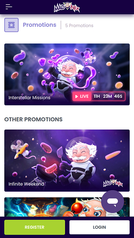 Madnix Casino Mobile Promotions