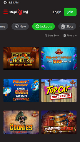 Magic Red Casino Mobile Jackpot